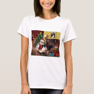 Papillon van de kerstman t-shirt