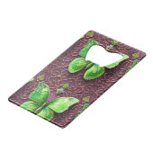 Papillon vert en optique 3D (Dos Angle)