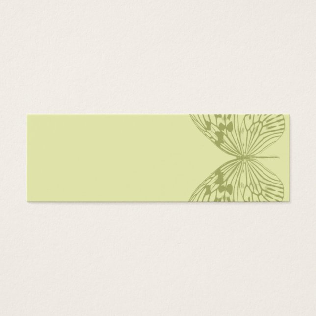 Papillon vert et bande (Devant)