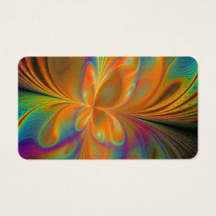 Papillon vibrant abstrait de fractale
