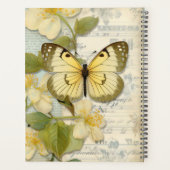 Papillon vintage et fleurs (Dos)