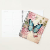 Papillon vintage et fleurs (Devant avec enveloppe)