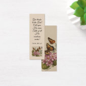 Papillon Vintage Floral Élégant Verse Bible (Bureau)