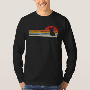 Papillon Vintage Funny Papillon Eigenaar Hondenlie T-shirt