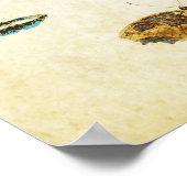 Papillon vintage Impression 047 (Coin)