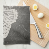 Papillon vintage - serviette de cuisine (Quart Plié)