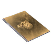 Papillon vintage sur Flower - Carnet (Côté Droit)