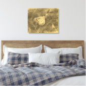 Papillon vintage sur la toile enroulée #2 (Insitu(Chambre))