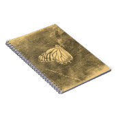 Papillon vintage sur le Carnet Flower #2 (Côté Droit)