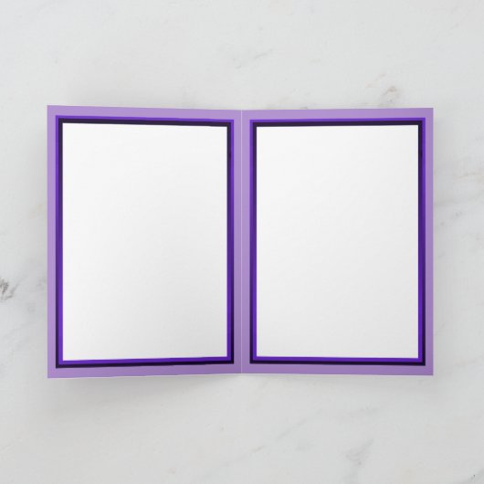 Papillon violet 31 carte blanche (Intérieur)