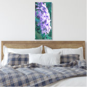 Papillon violet Bush toile enveloppée (Insitu(Chambre))