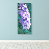 Papillon violet Bush toile enveloppée (Insitu (Plancher de Bois))
