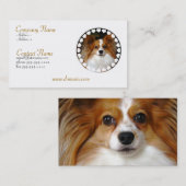 Papillon Visitekaartje (Voorkant / Achterkant)