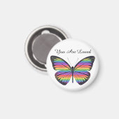 Papillon Vous Êtes Aimé Magnet (Recto/Verso)