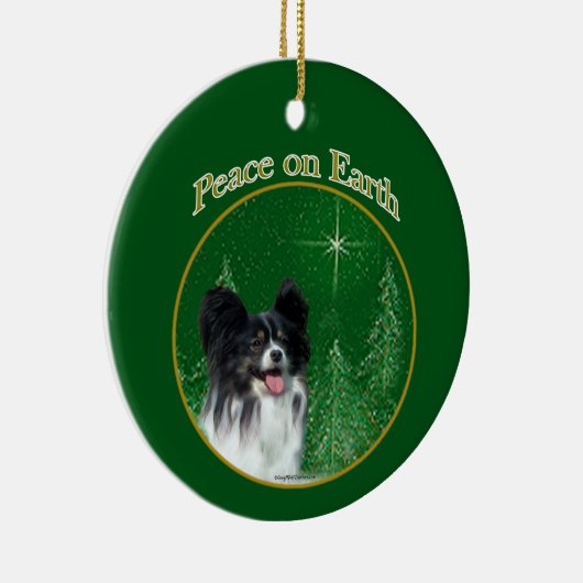 Papillon Vrede Keramisch Ornament (Rechts)