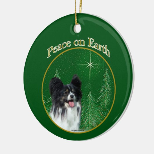 Papillon Vrede Keramisch Ornament (Links)