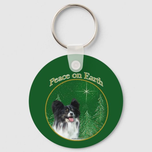 Papillon Vrede Sleutelhanger (Voorkant)