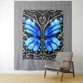 Papillon Wandkleed (In situ)