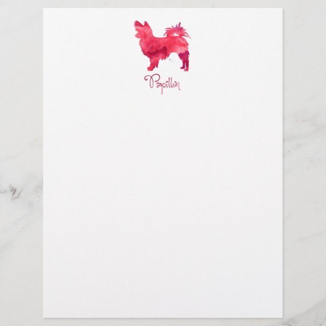 Papillon-Waterverf (Voorkant)