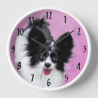Papillon (wit en zwart) schilderen - Dog Art