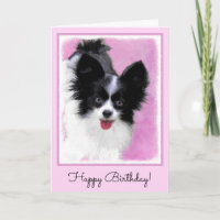 Papillon (wit en zwart) schilderen - Dog Art