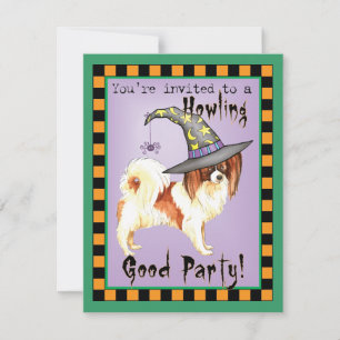 Papillon Witch uitnodiging