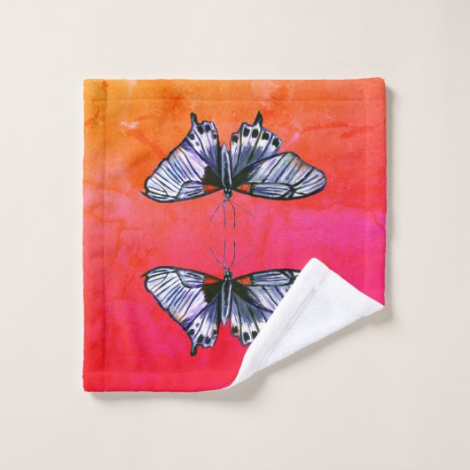 Papillons (Gant de toilette)