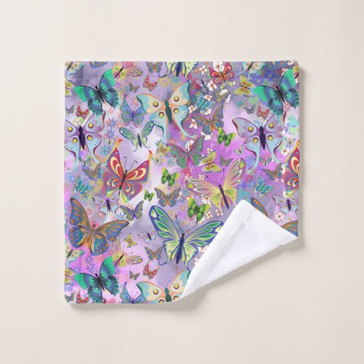 Papillons (Gant de toilette)