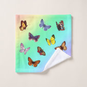 Papillons (Gant de toilette)