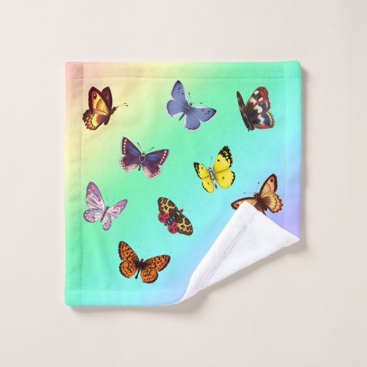 Papillons (Gant de toilette)