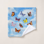 Papillons (Gant de toilette)