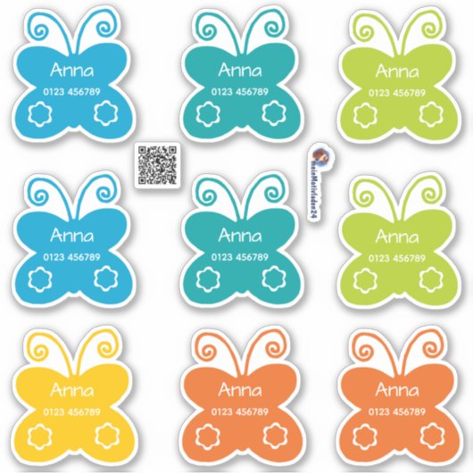 Papillons | 9 Étiquette (Devant)