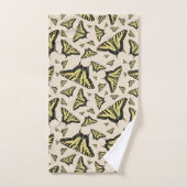 Papillons à queue jaune du sud-ouest partout (Serviette à main)