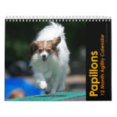Papillons Agility Wall Agenda Kalender (Hoes)