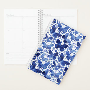 Papillons Aquarelle Bleu