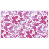 Papillons Aquarelle Magenta Pink Nappe (Devant (Horizontal))