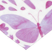Papillons Aquarelle Magenta Pink Nappe (Angle)