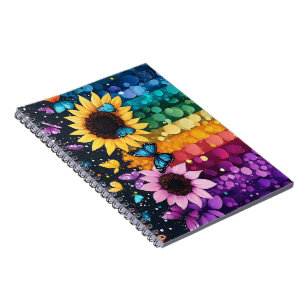 Papillons arc-en-ciel et Carnet des tournesols
