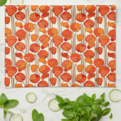 Papillons Art Nouveau Serviette de cuisine (Plié)