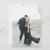 Papillons autour de la Faire-part de mariage (Dos)