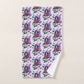 Papillons aux champignons poilus (Serviette à main)