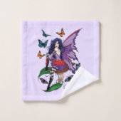 Papillons aux champignons poilus (Gant de toilette)