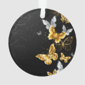 Papillons blancs et dorés (dos)