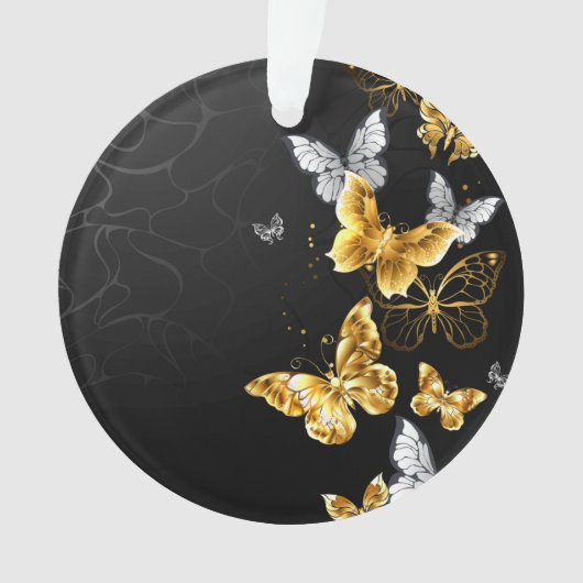 Papillons blancs et dorés (devant)