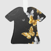 Papillons blancs et dorés (dos)