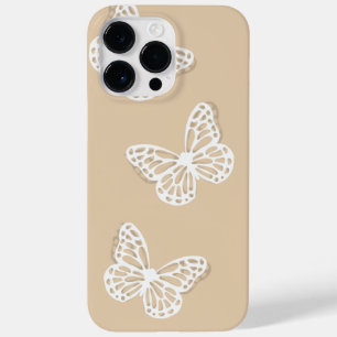 Papillons blancs minimaliste coque iphone fille