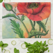 Papillons blancs rouges Fleurs de serviettes de cu (Plié)