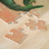 Papillons blancs rouges Jigsaw Puzzle Peinture (Côté)