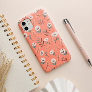 Papillons blancs sur Coque rouge gras