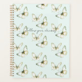 Papillons blancs vert menthe (Devant)